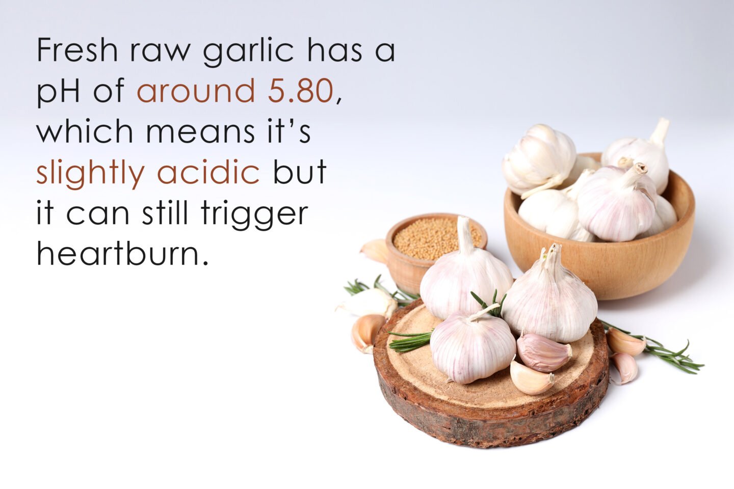ph level of raw garlic