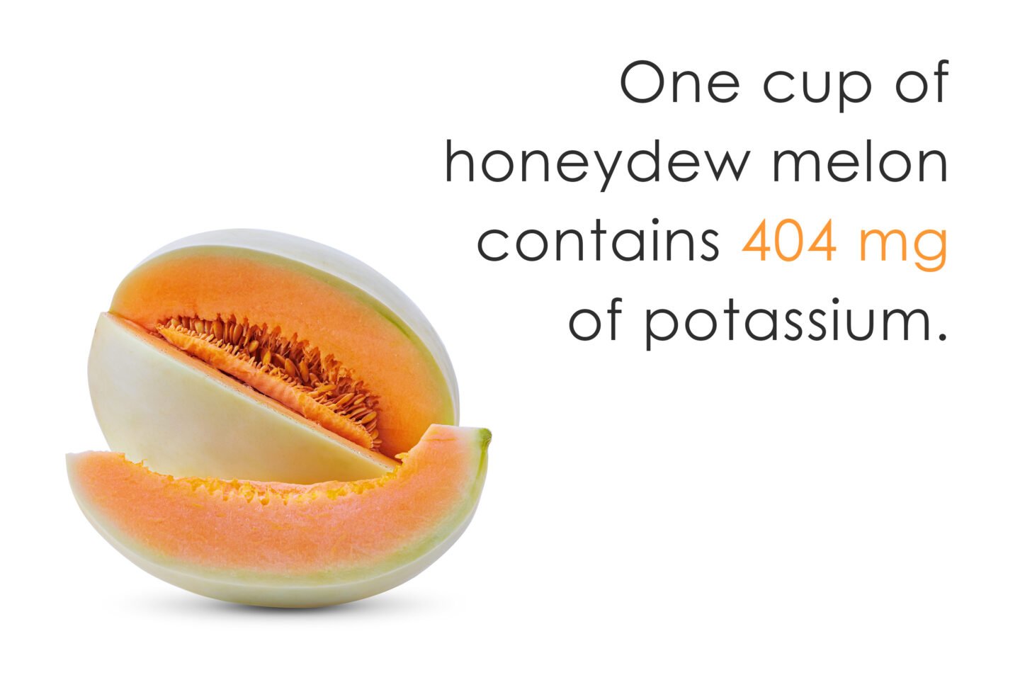 potassium in honeydew melon