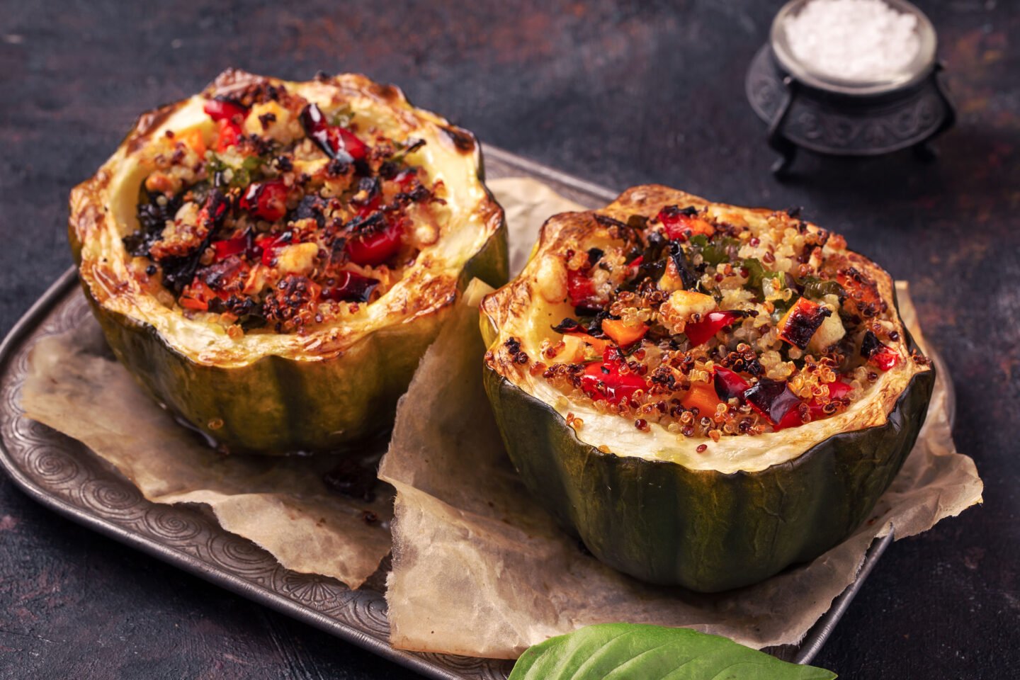 stuffed acorn squash