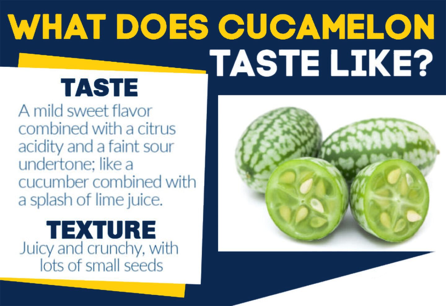 what does cucamelon taste like