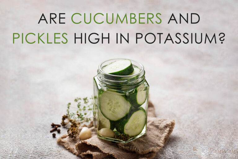 Are Cucumbers & Pickles High in Potassium? Tastylicious