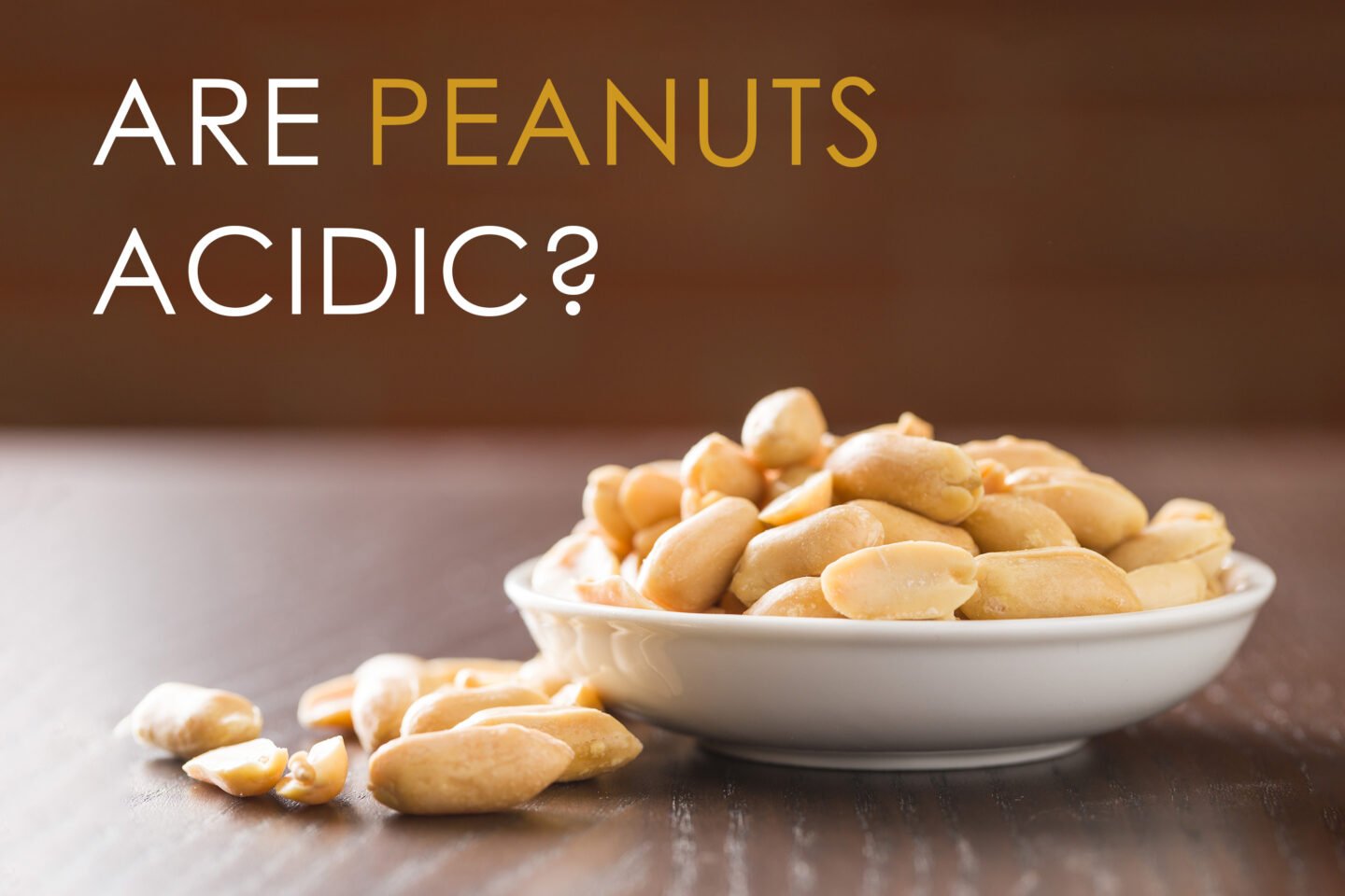 are peanuts acidic