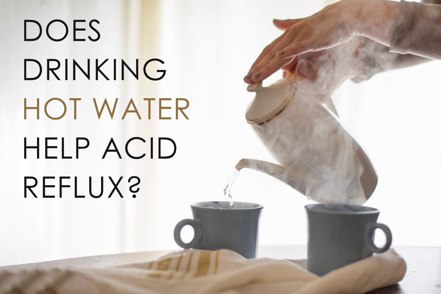 does drinking hot water acid reflux relief