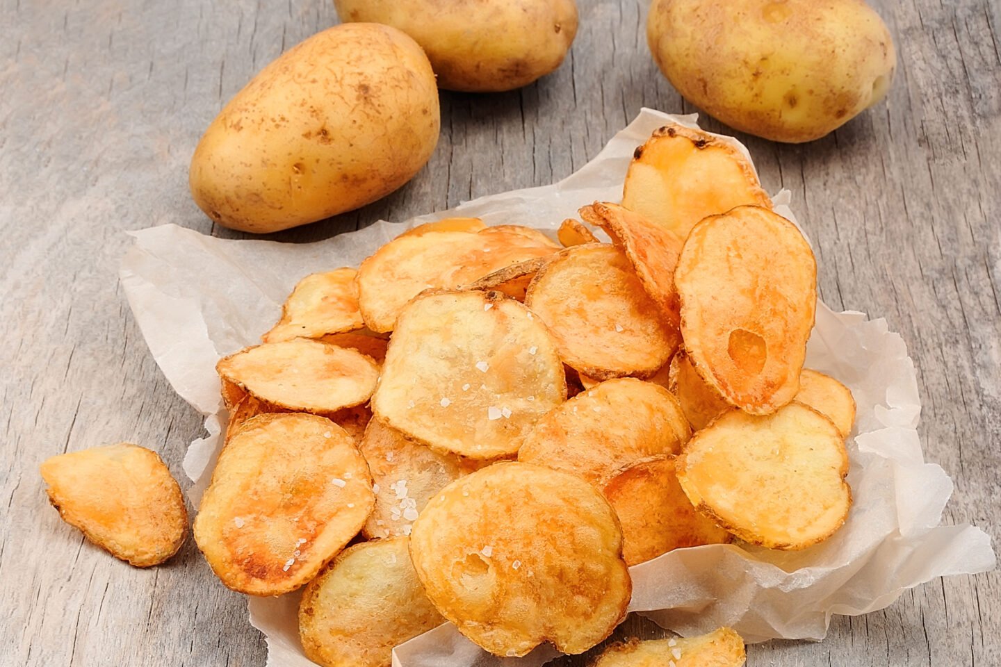 homemade potato chips