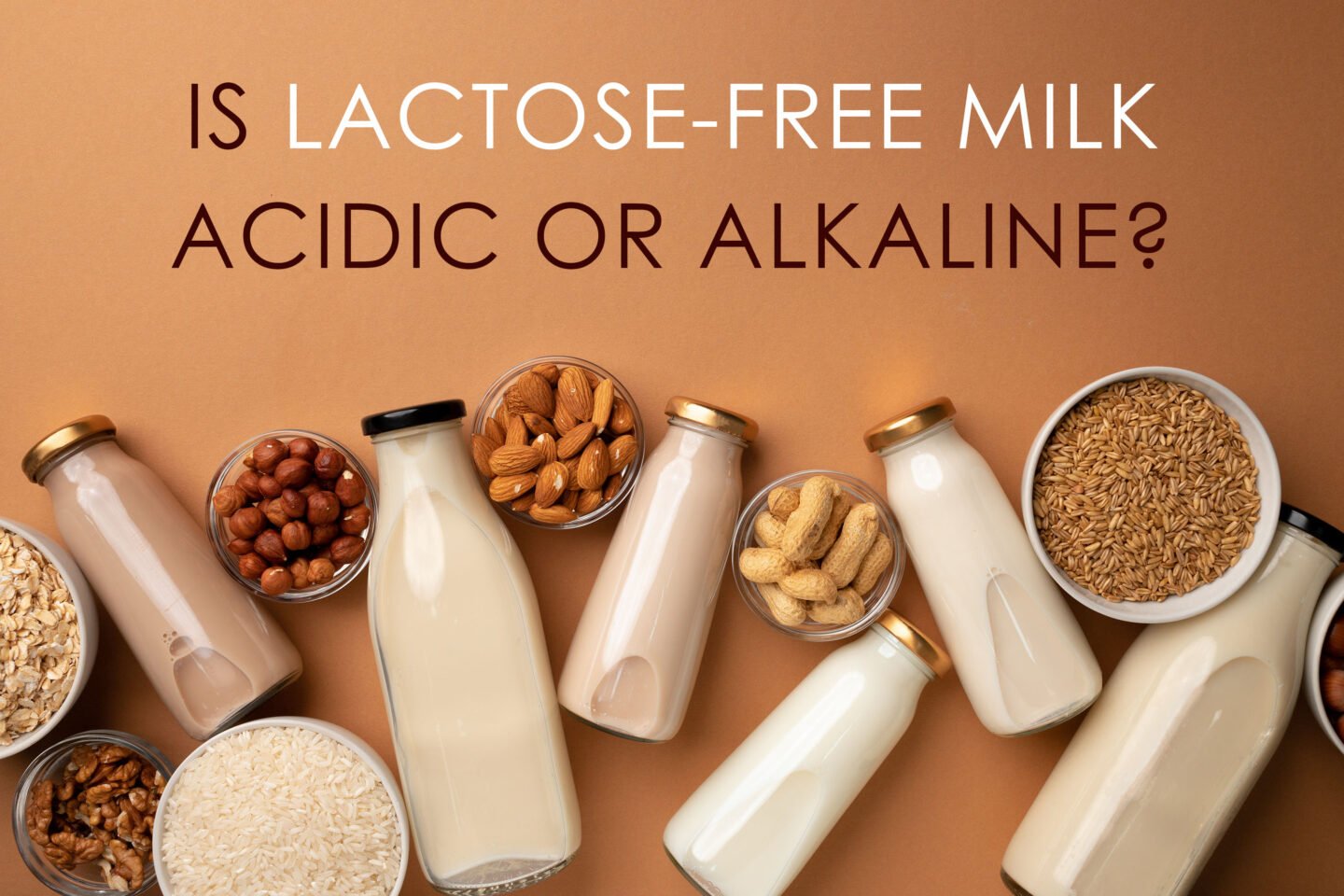 is lactose free milk acidic or alkaline