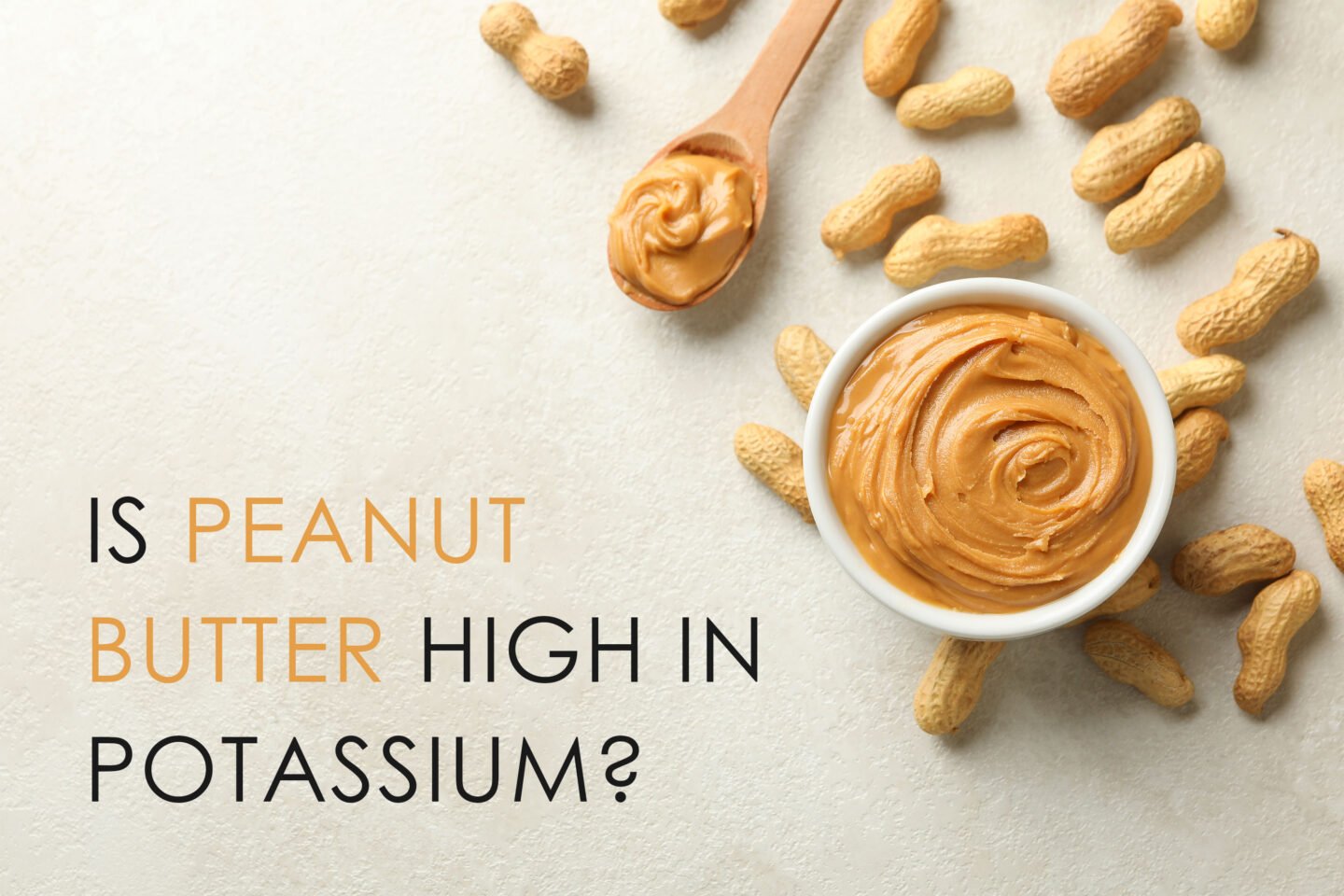 is peanut butter high in potassium
