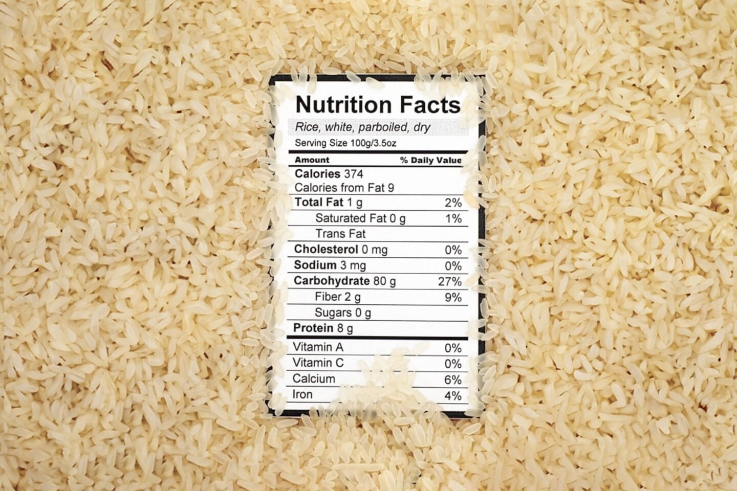 White Rice Nutrition Info
