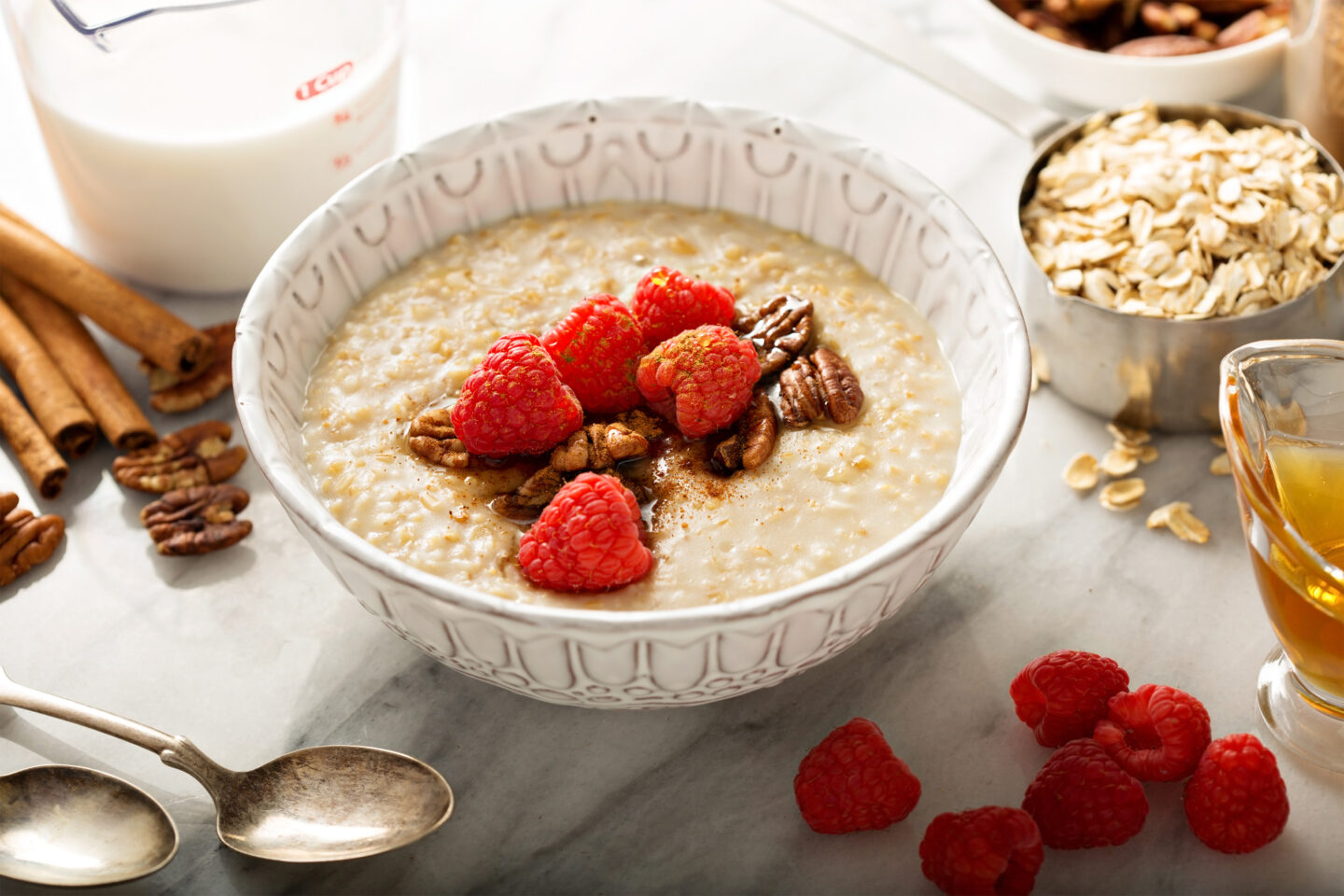 homemade oatmeal for breakfast