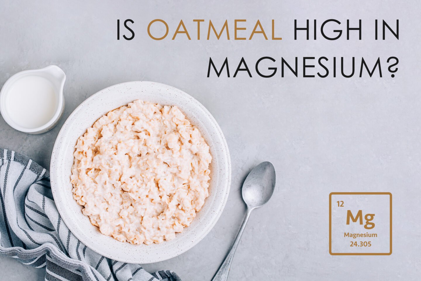 is oatmeal high in magnesium