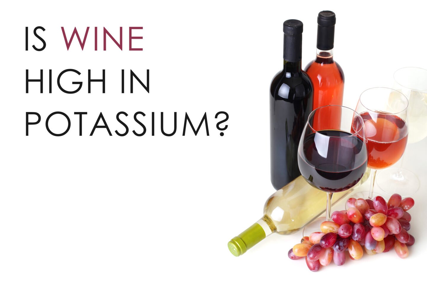 is wine high in potassium