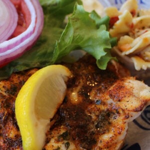 blackened grouper recipe image