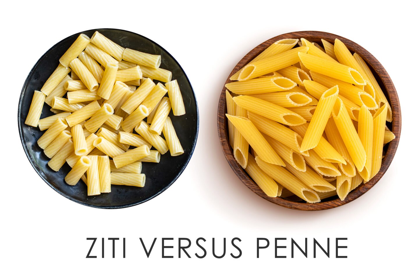 ziti versus penne comparison