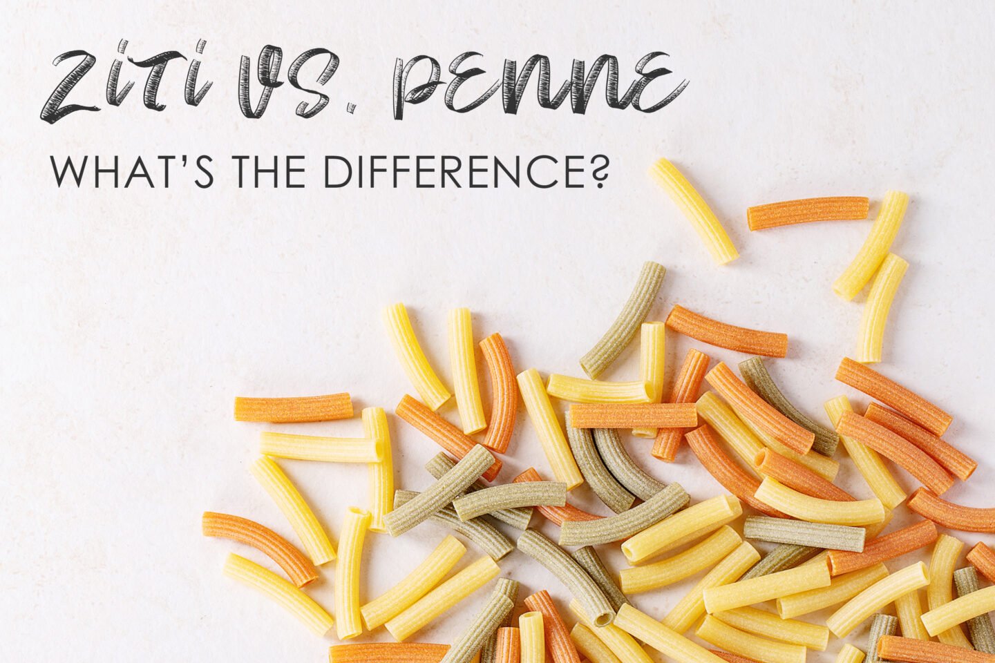ziti vs penne whats the difference