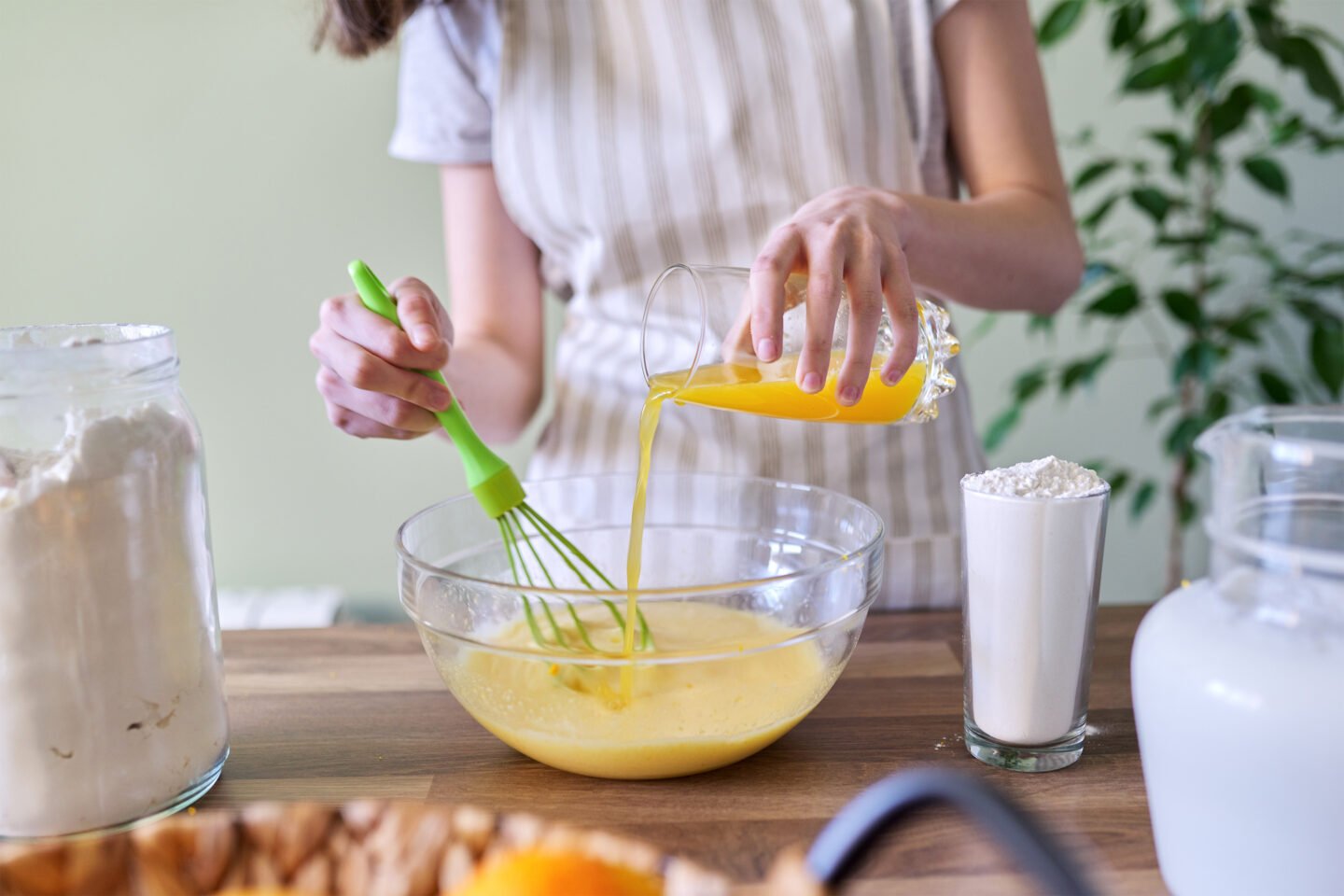 adding orange juice as ingredient