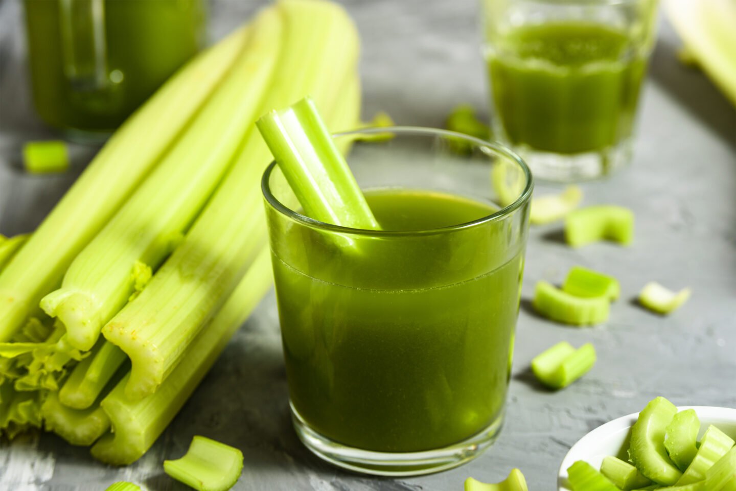 celery juice made from fresh celery