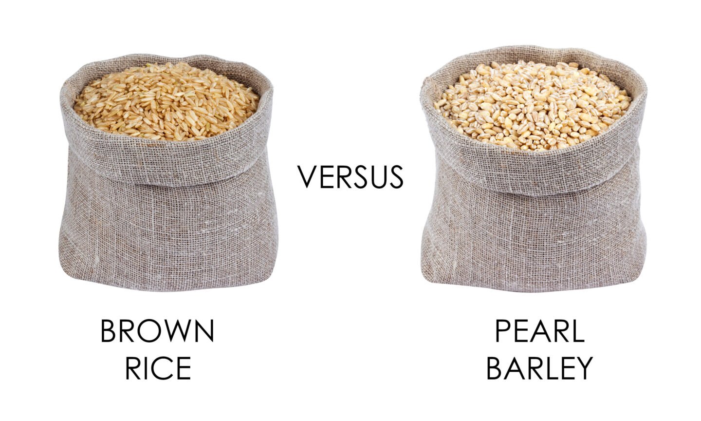 brown rice versus pearl barley