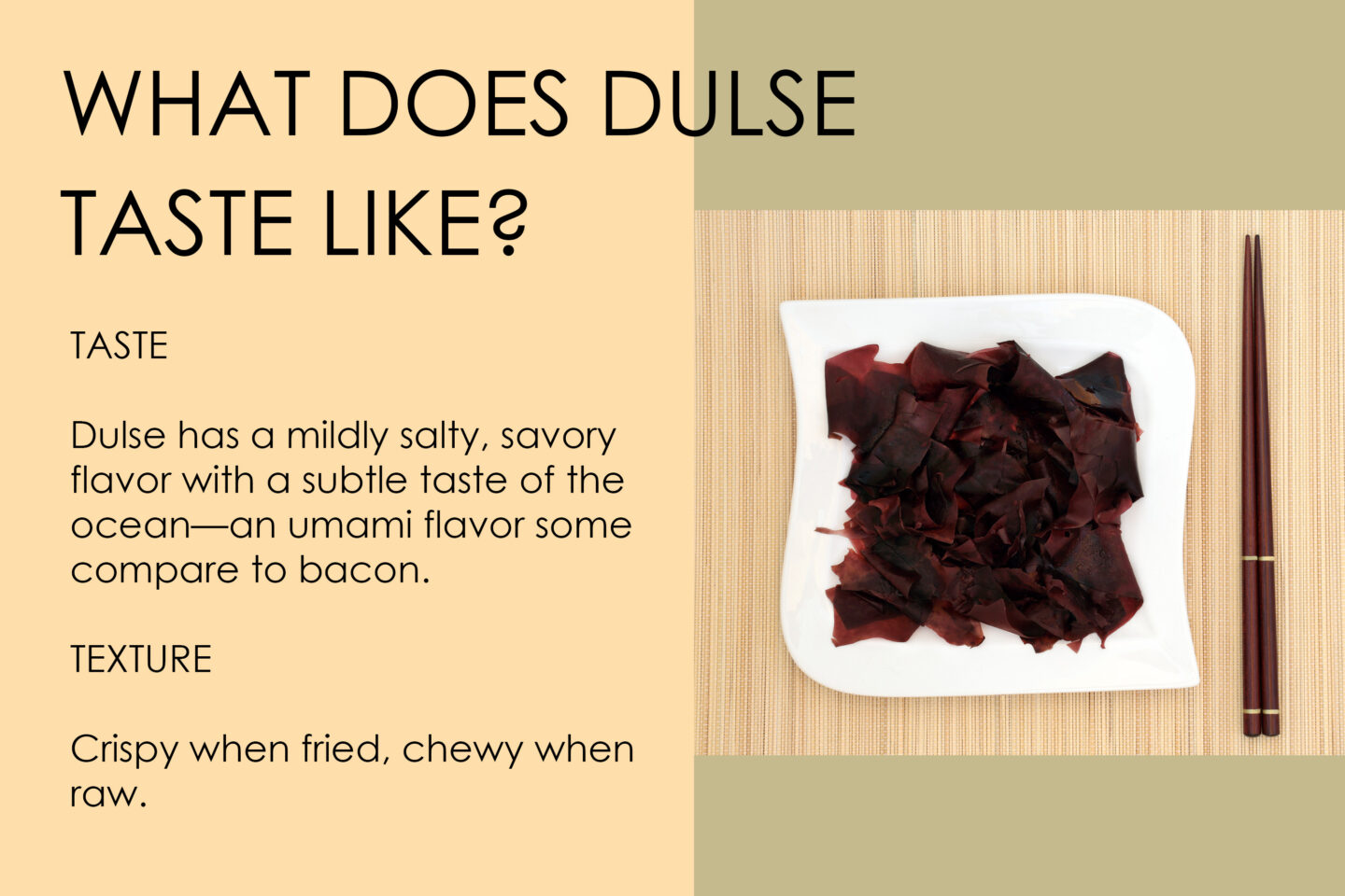what does dulse taste like
