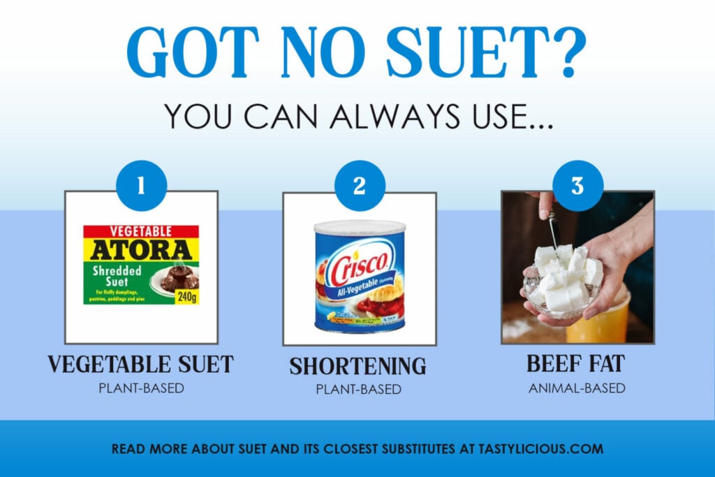 9 Best Substitutes For Suet In Cooking Tastylicious