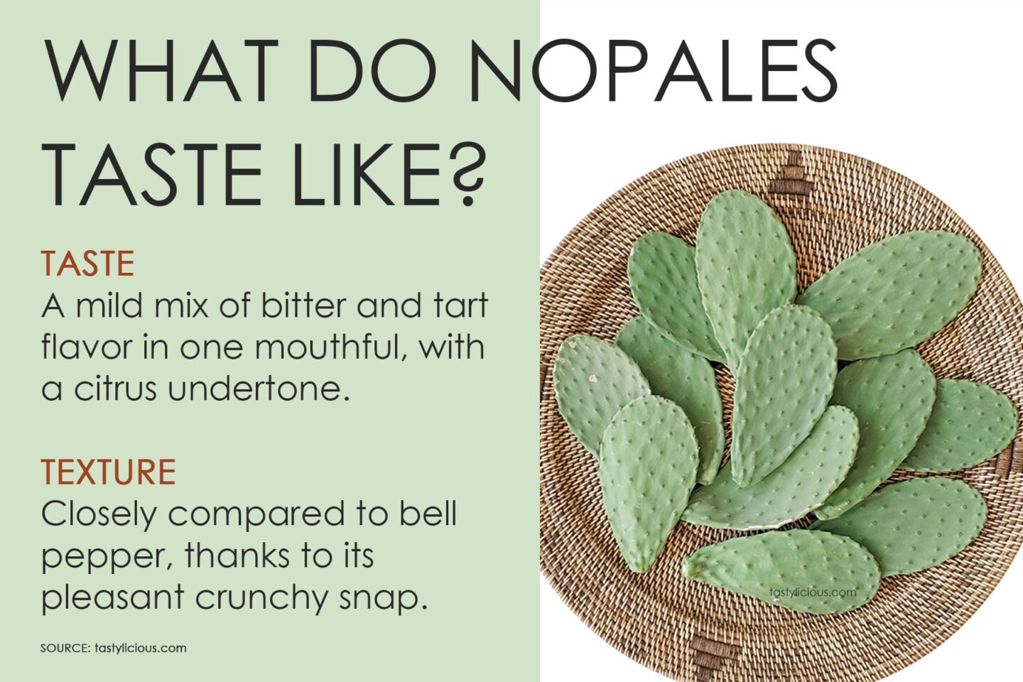 what do nopales taste like