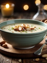 chilled almond and garlic soup