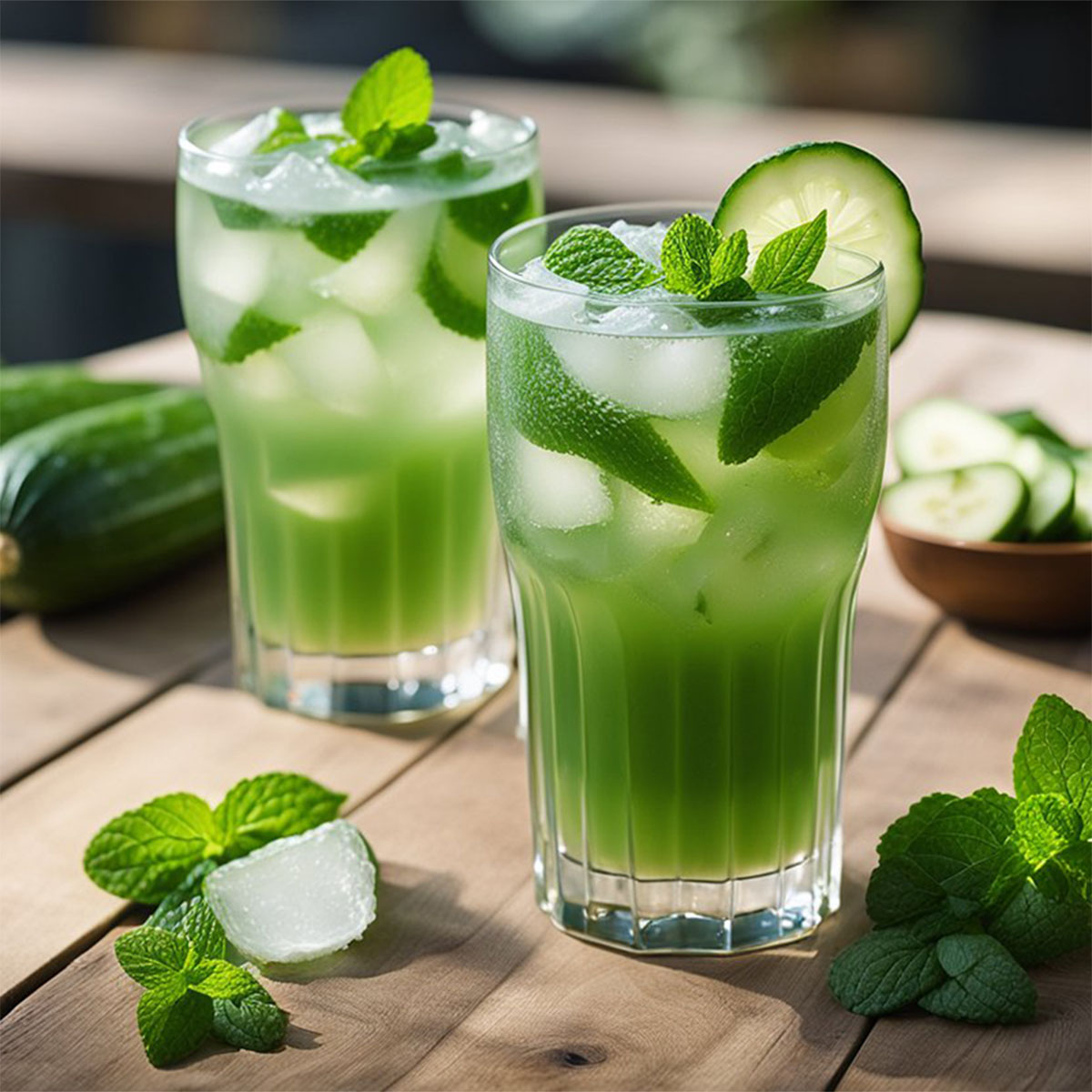 Cucumber Mint Cooler: Refreshing Summer Beverage - Tastylicious