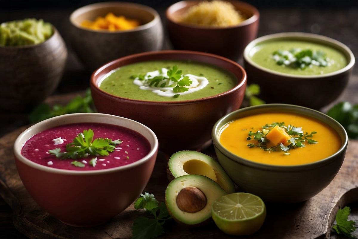all kinds of cold soups