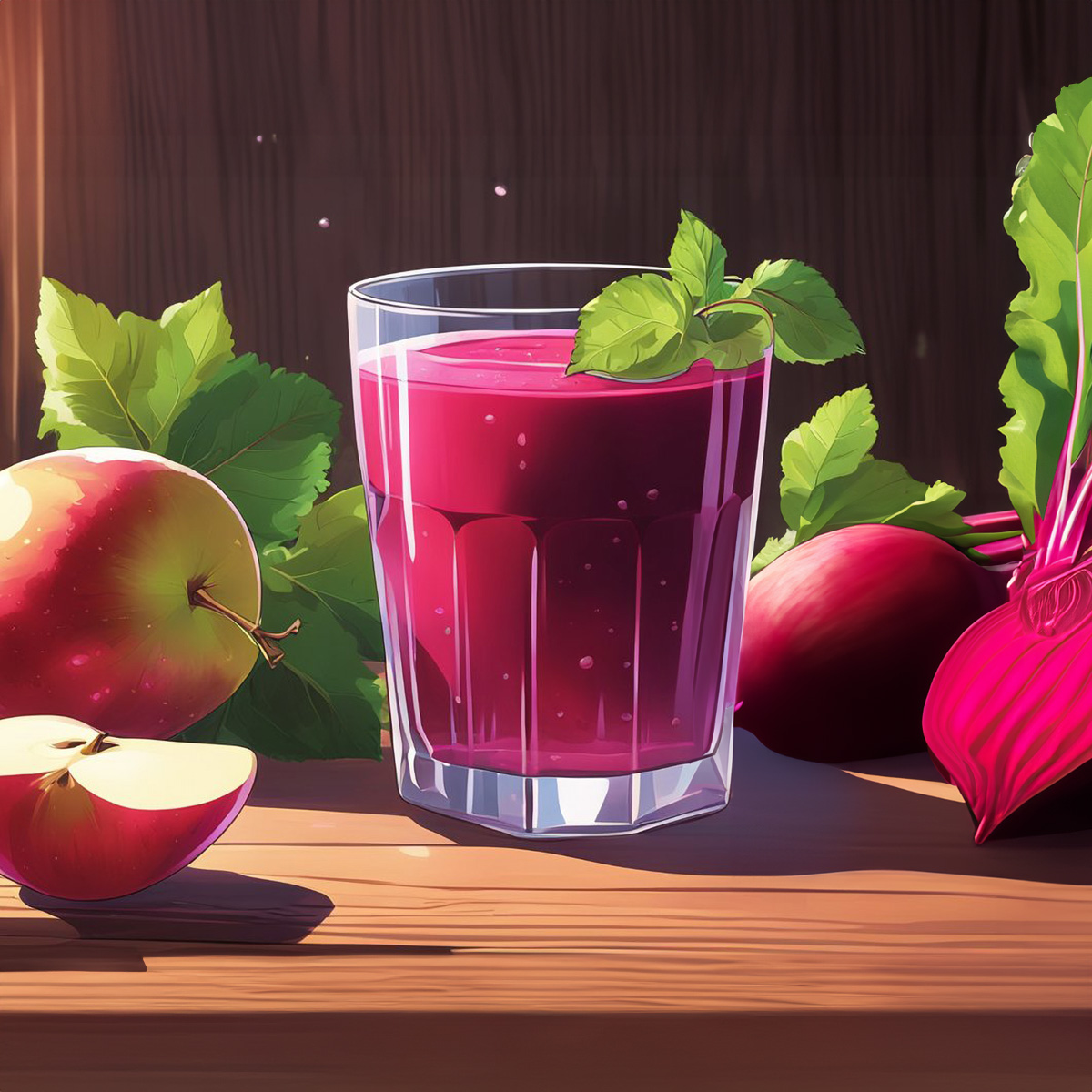 Apple Beet Juice with a Powerful Antioxidant Punch - Tastylicious