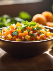 Apricot Salsa Made With Canned Apricots