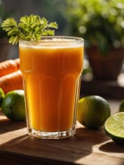 carrot and lime juice