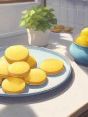 Keto Lemon Shortbread Cookies