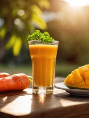 mango and carrot smoothie