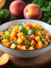 Peach Mango Salsa