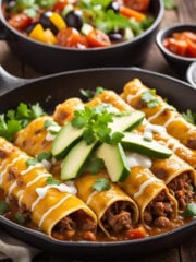 Keto Beef Enchiladas
