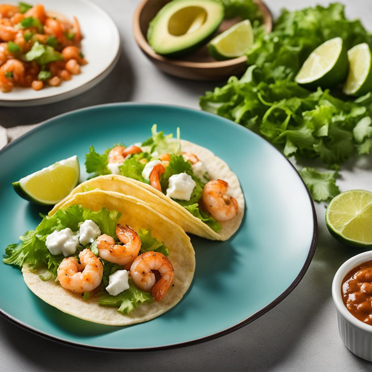 Keto Shrimp Tacos - Tastylicious