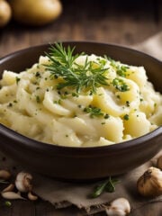 garlic roasted whipped potatoes recipe