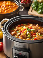 slow cooked chicken chili