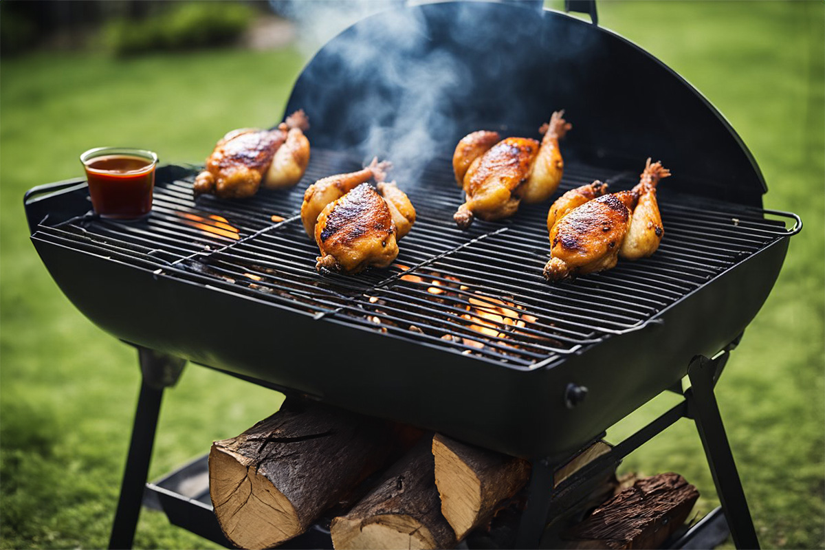 grilled peri peri spring chickens