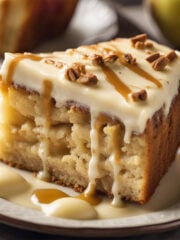 irish apple cake with custard sauce recipe