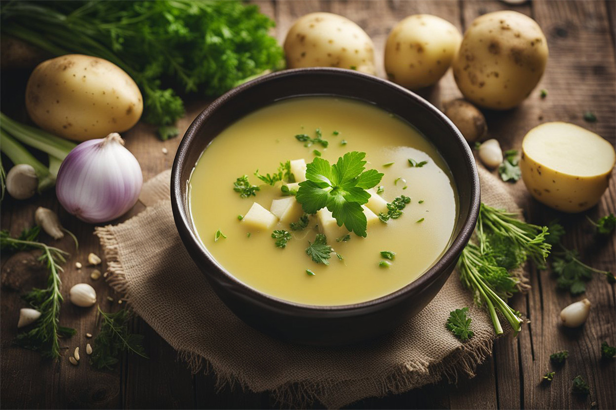irish leek potato soup