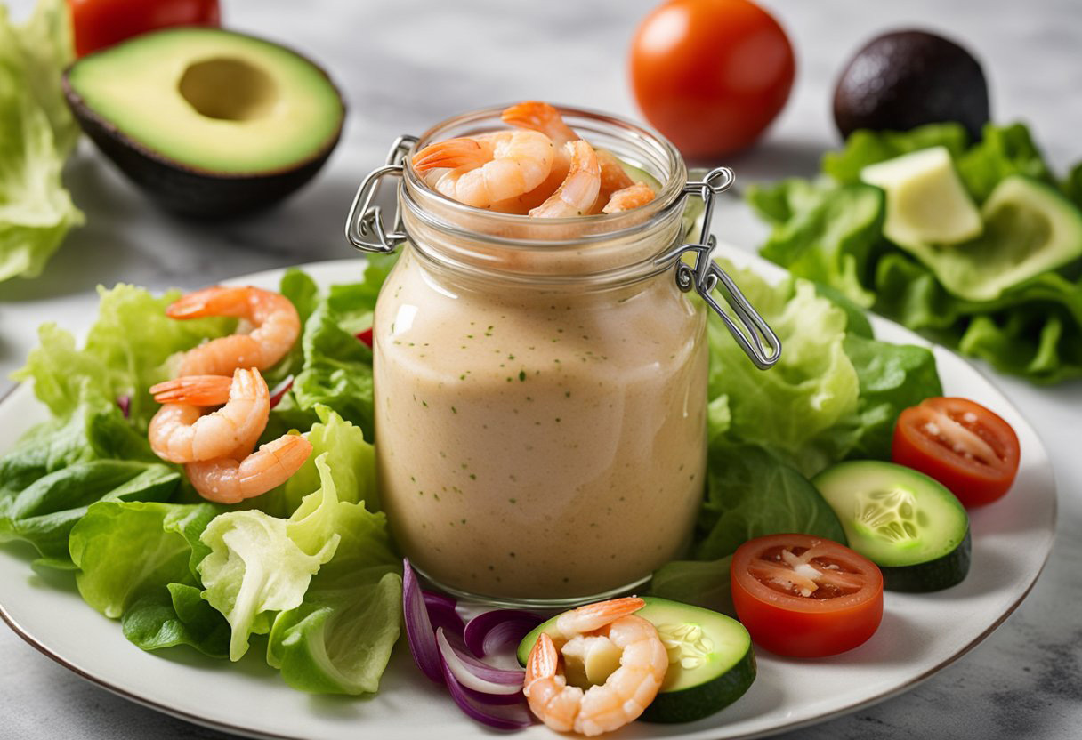 shrimp louie salad dressing