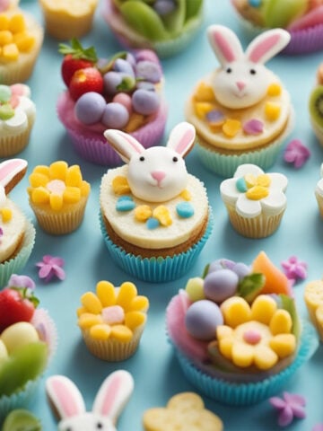 bunny party cupcakes