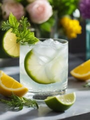elderflower gin rickey recipe
