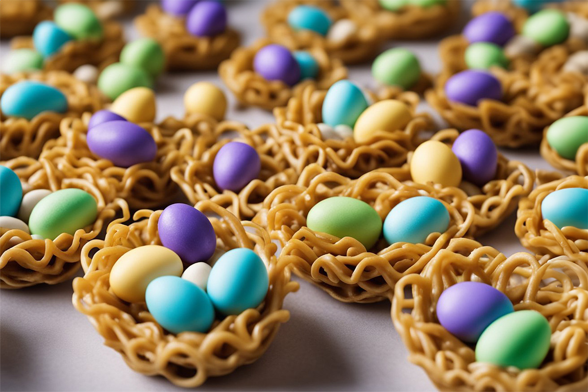 peanut butter easter bird nests