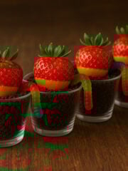 strawberry carrots in chocolate soil recipe