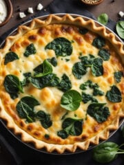 brie and spinach quiche