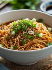 cold szechuan sesame noodles