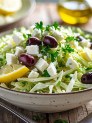 Greek Lemon Cabbage Salad