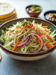 Mexican Curtido (Cabbage Slaw for Pupusas and Tacos)