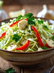 spanish garlic cabbage salad