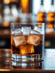 classic whiskey and cola